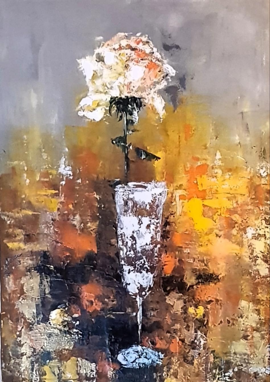 ArteDiAlina.com painting: fading like a flower